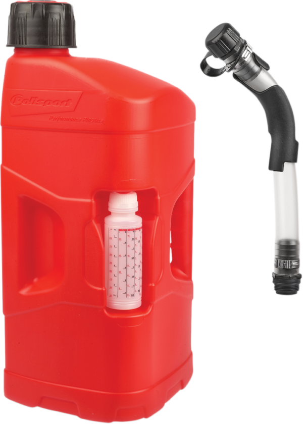 Polisport sneltanker jerrycan 20 liter met vulslang