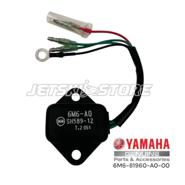 Spanningsregelaar Yamaha OEM Rectifier Regulator Assembly 6M6-81960-A0-00 JETSKI STORE