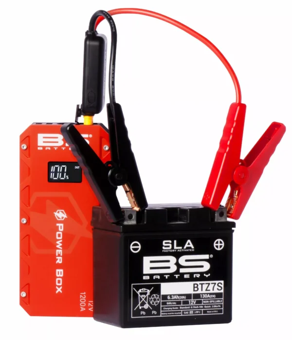 Jumpstarter startbooster BS BATTERY accu POWER BOX PB-02 JETSKI STORE