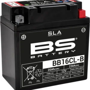 Accu Yamaha Superjet 701 BS BATTERY BATTERY BB16CL-B YB16CL-B 20Ah SLA 21130613 - 300771 JETSKI STORE